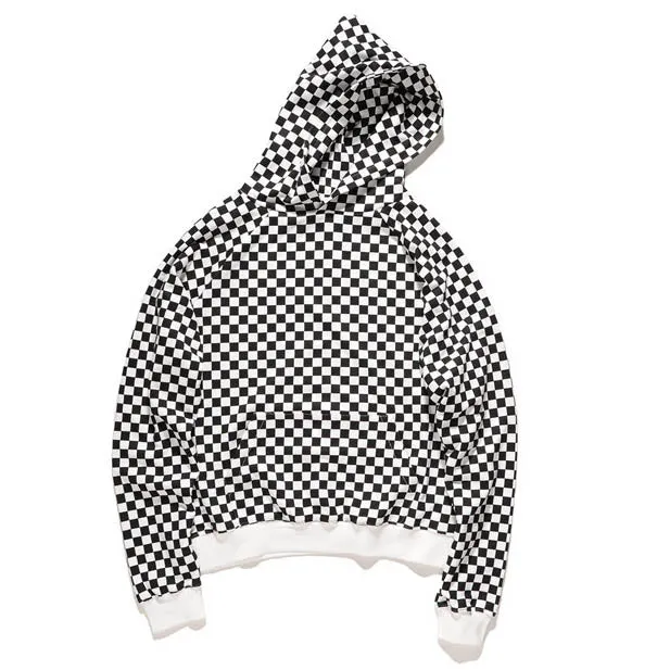 Checker Unisex Hoodie sold by Streetwear Society