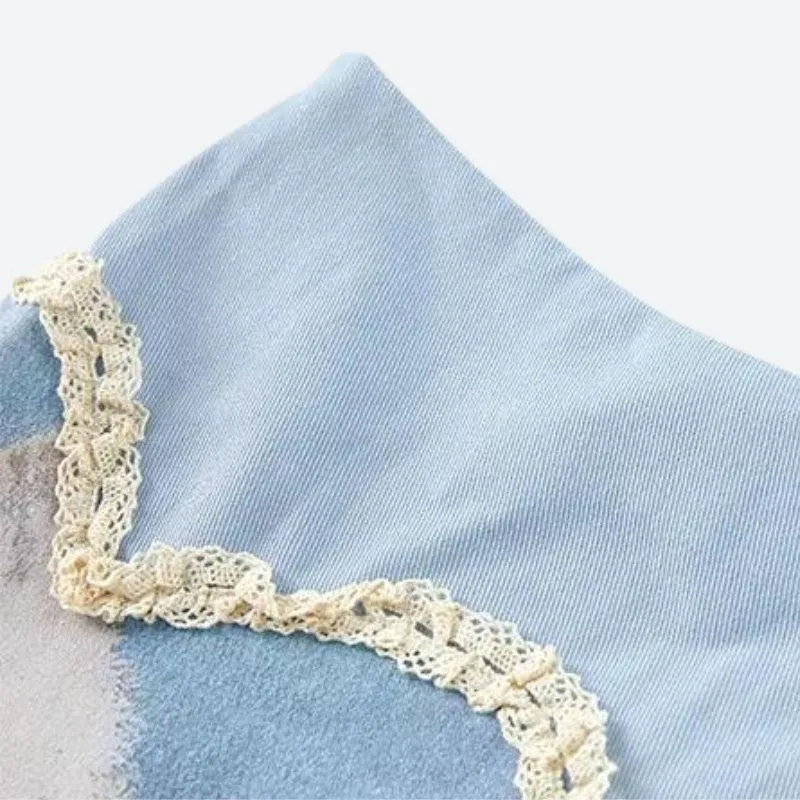 Soft Girl Cat Heart Mini Skirt sold by Streetwear Society product image thumbnail 3