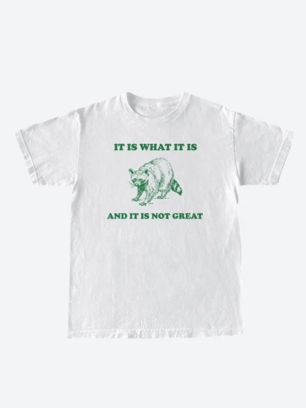 It Is What It Is Tee sold by Streetwear Society