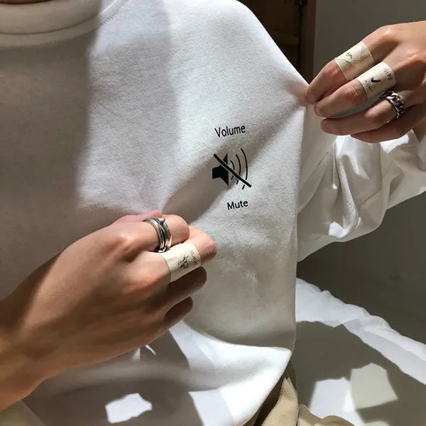 Mute Long Sleeve T-Shirt sold by Streetwear Society product image thumbnail 2