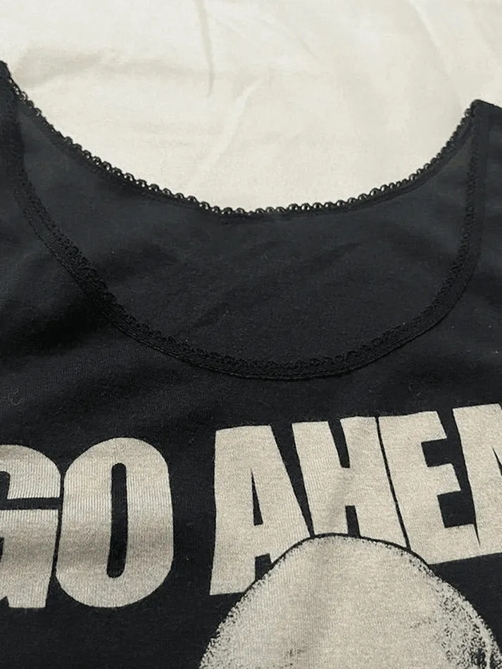 Gothic Punk Skull Print Tank Top sold by Streetwear Society product image thumbnail 3