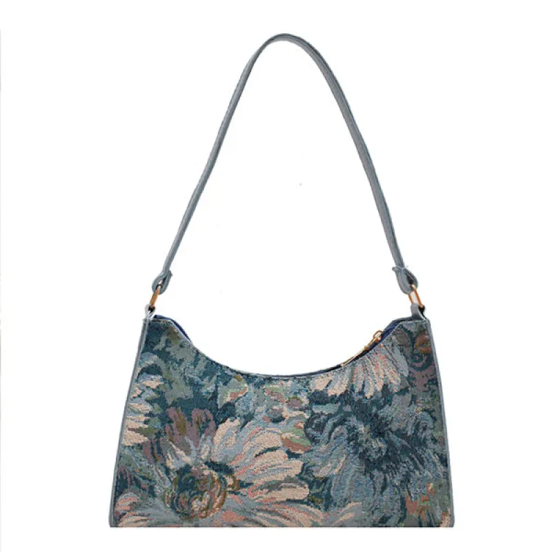 Flower Oil Painting Wand Bag sold by Streetwear Society