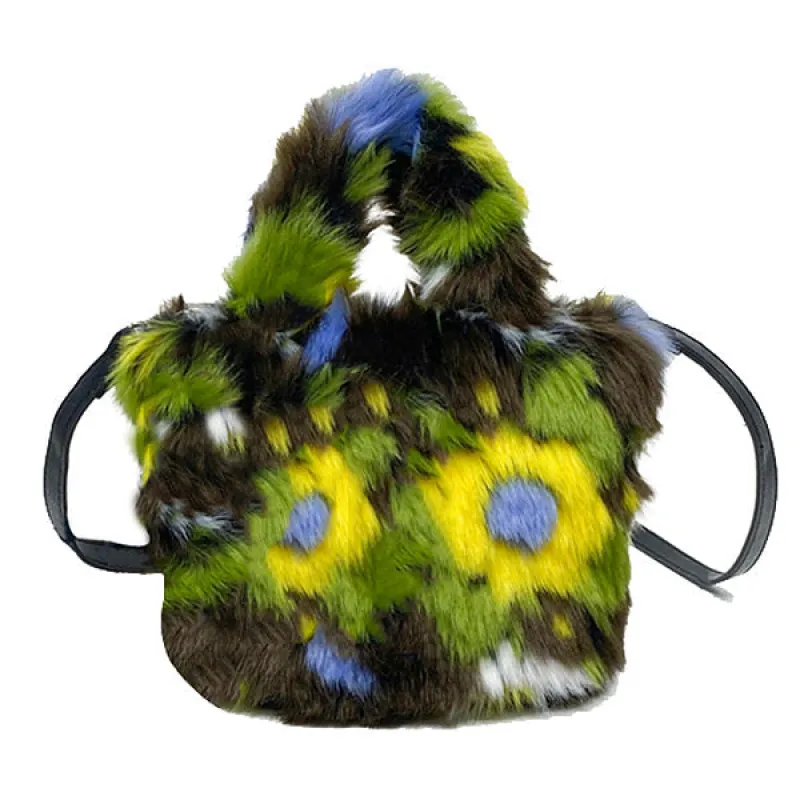 Fuzzy Flower Mini Bag sold by Streetwear Society