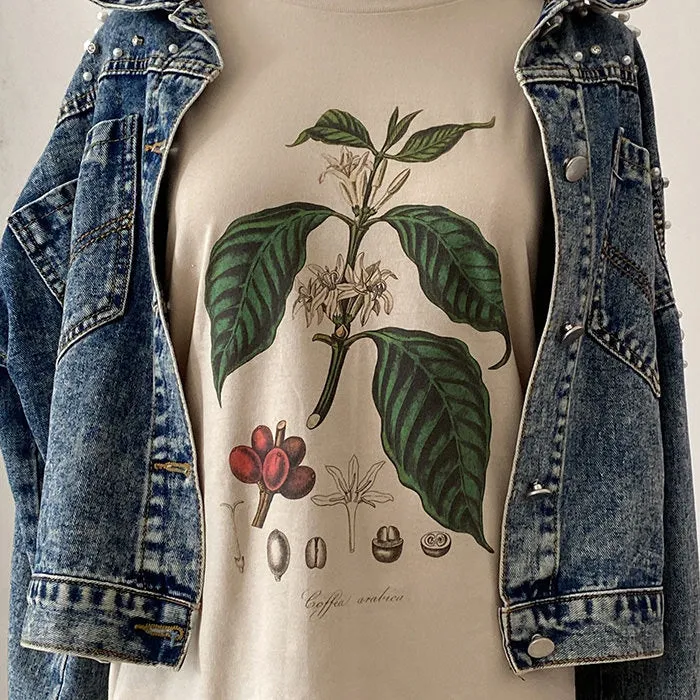 Oversized Botanical Tee sold by Streetwear Society product image thumbnail 2