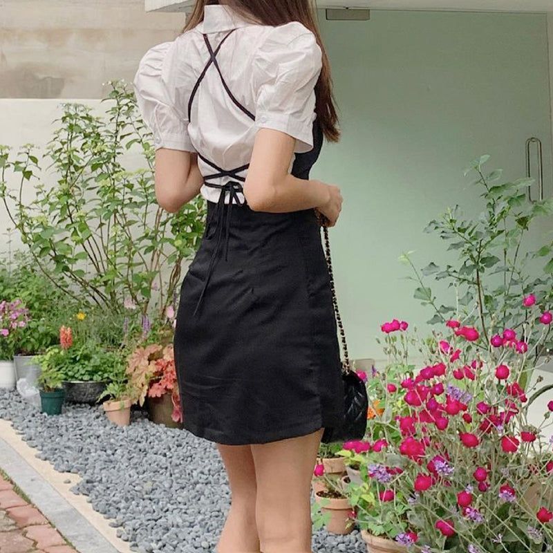 Tie Up Mini Dress sold by Streetwear Society product image thumbnail 8