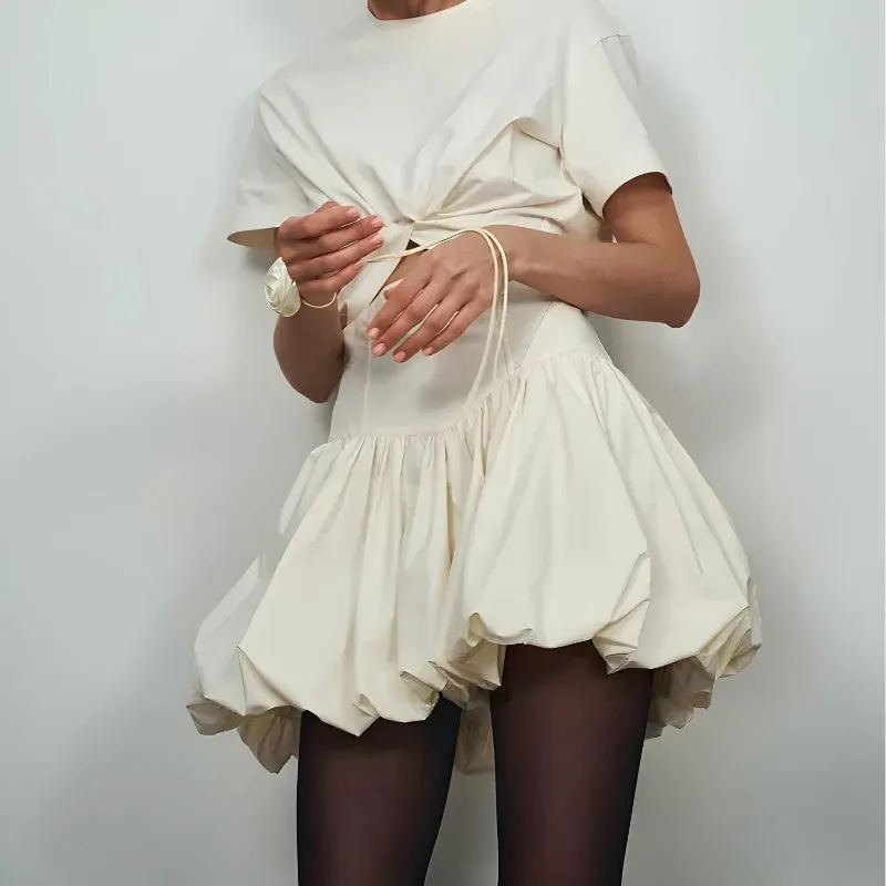 Corset Waist Bubble Mini Skirt sold by Streetwear Society product image thumbnail 4