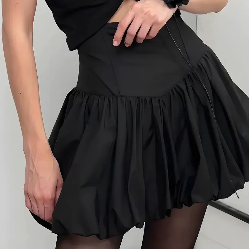 Corset Waist Bubble Mini Skirt sold by Streetwear Society product image thumbnail 3