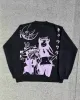 Y2K Anime Knitted Sweater sold by Streetwear Society