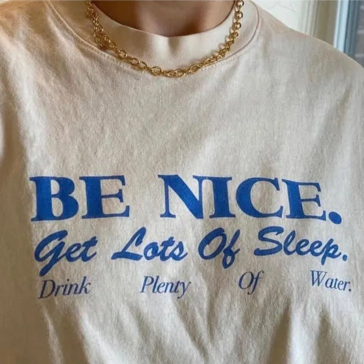 Be Nice T-Shirt sold by Streetwear Society product image thumbnail 2