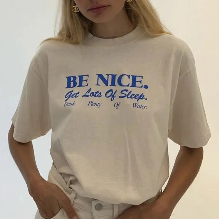 Be Nice T-Shirt sold by Streetwear Society