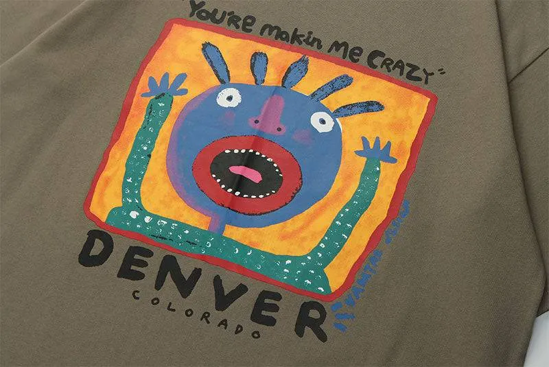Makin me crazy' T shirt sold by Streetwear Society product image thumbnail 4