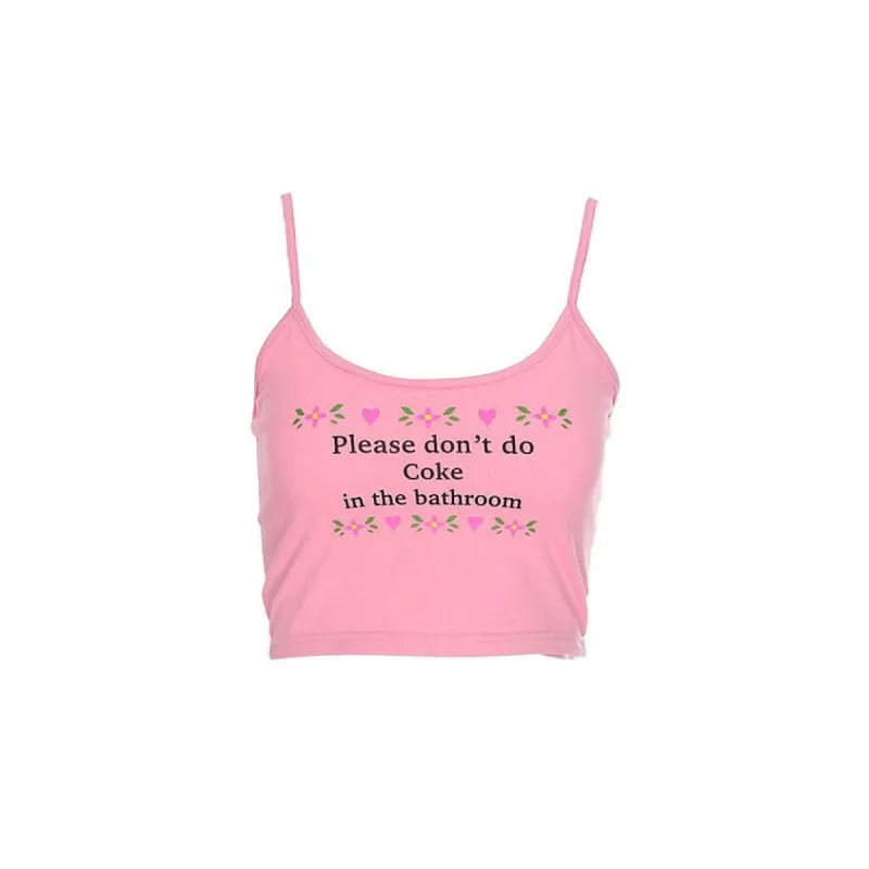 Please Don't Skinny Tank sold by Streetwear Society