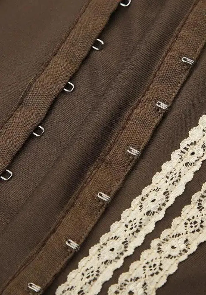 Fairy Grunge Lace Corset Top sold by Streetwear Society product image thumbnail 4