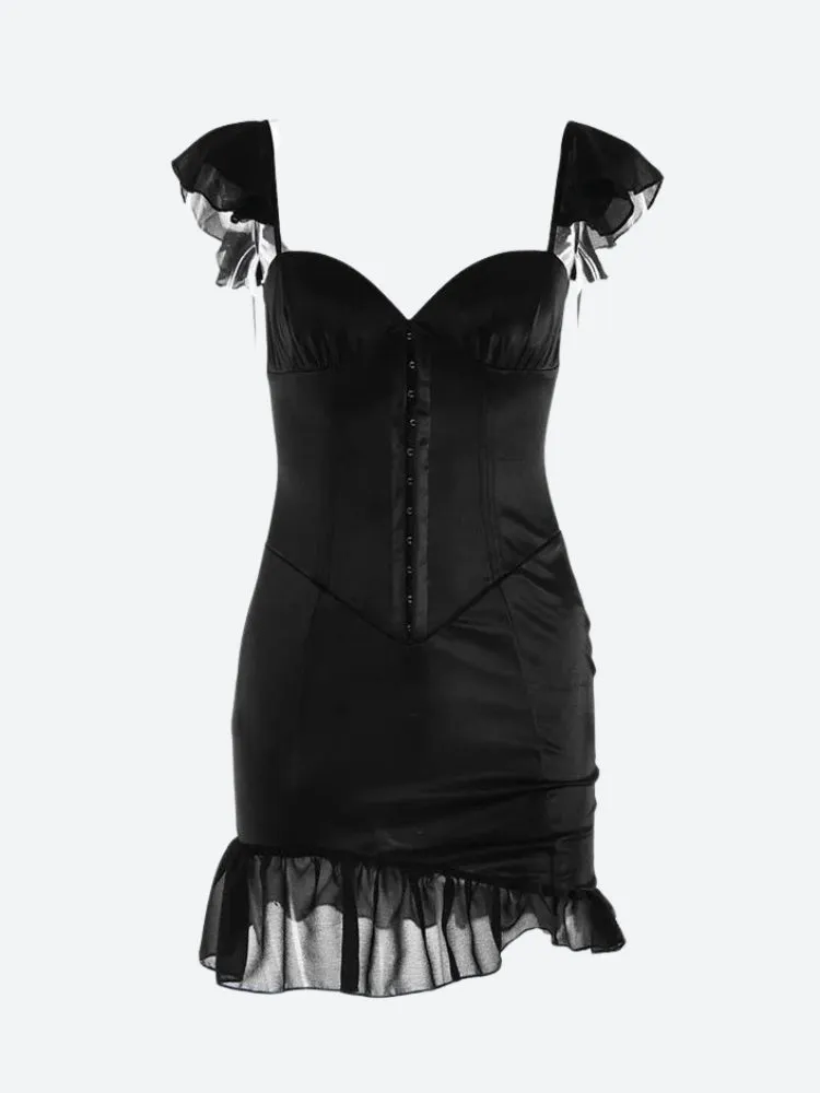 Sweetheart Neckline Corset Mini Dress sold by Streetwear Society product image thumbnail 3