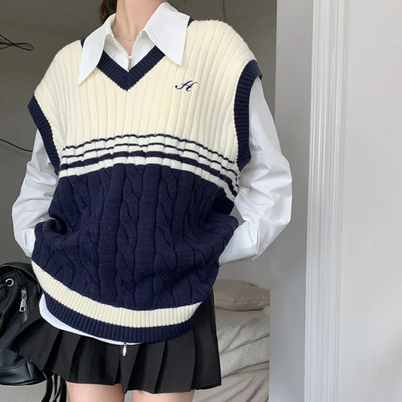 Old Money Yacht Club Striped Vest sold by Streetwear Society
