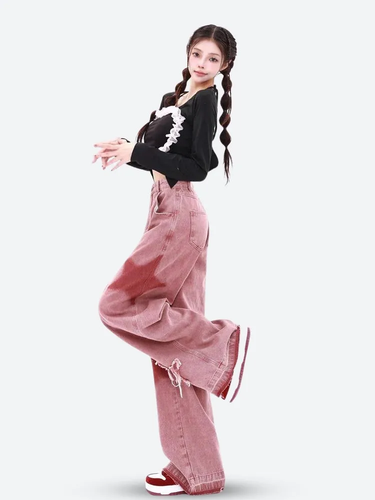 Y2K Star Denim Jeans sold by Streetwear Society