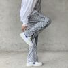 Men's Side Button Checked Punk Pants sold by Streetwear Society
