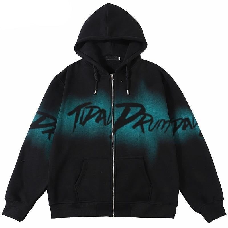 Tidal Zip Hoodie sold by Streetwear Society
