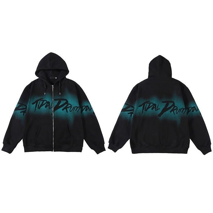 Tidal Zip Hoodie sold by Streetwear Society product image thumbnail 5