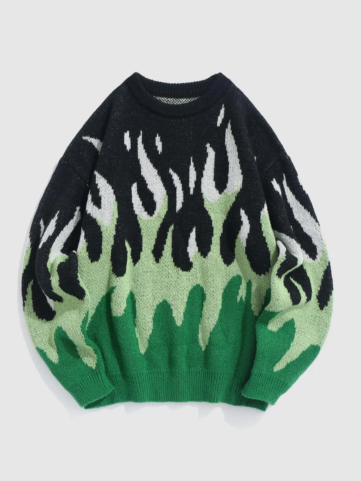 Indie Flame Knitted Sweater sold by Streetwear Society
