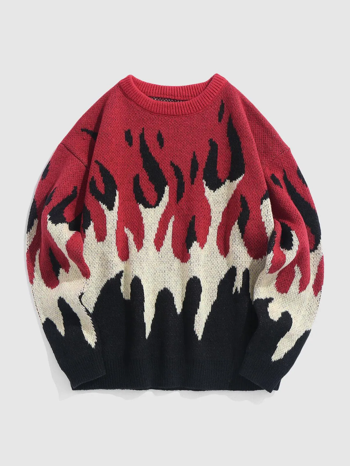 Indie Flame Knitted Sweater sold by Streetwear Society product image thumbnail 3