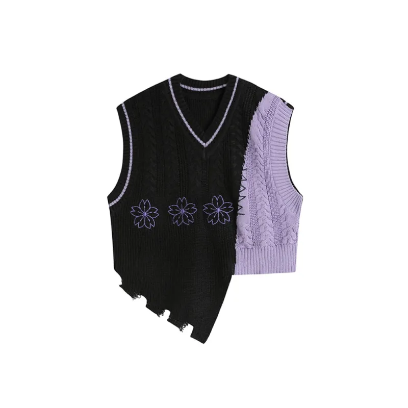 Teenage Drama Knit Vest sold by Streetwear Society