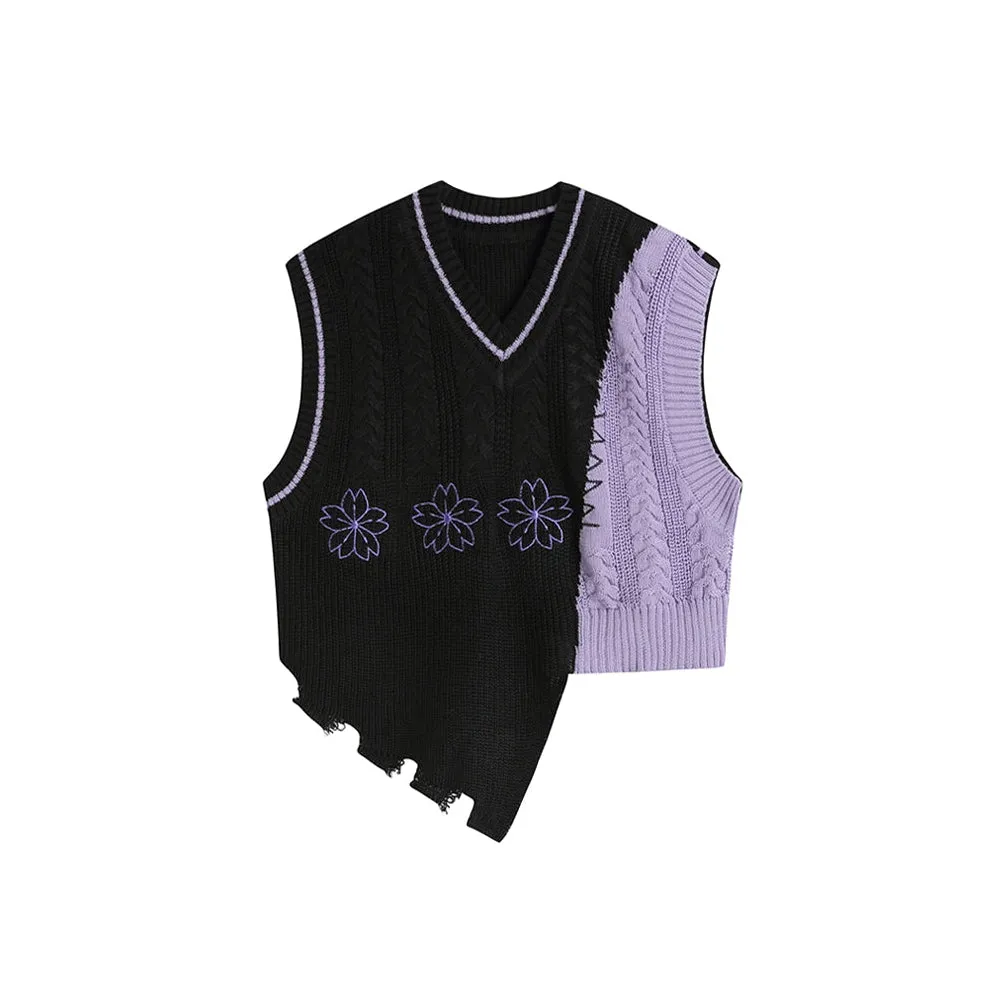 Teenage Drama Knit Vest sold by Streetwear Society