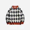 Vintage Argyle Knitted Sweater sold by Streetwear Society