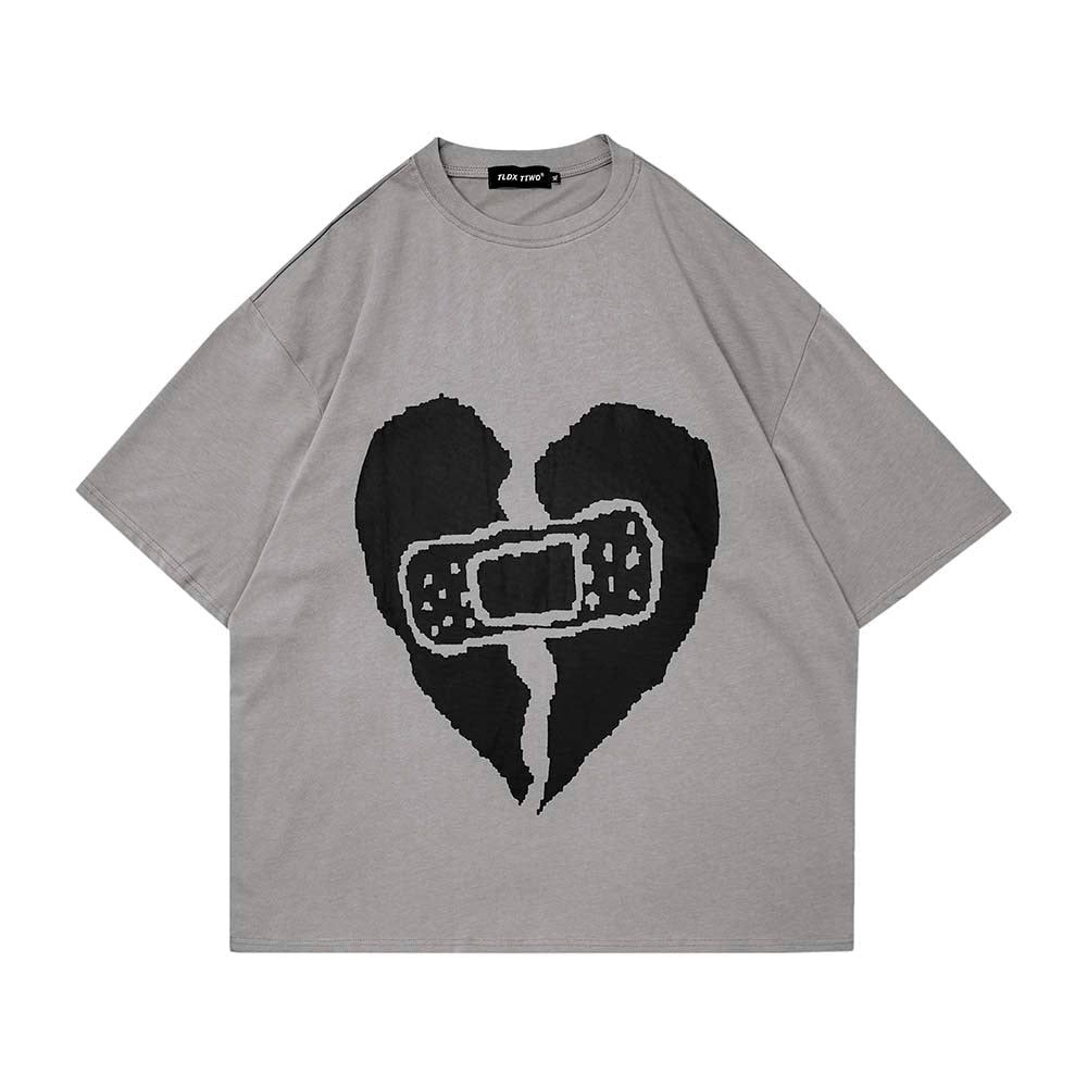 Heart Broken T Shirt sold by Streetwear Society product image thumbnail 3