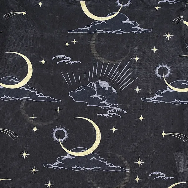 Sun & Moon Mesh Top sold by Streetwear Society product image thumbnail 3