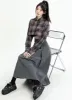 College Girl Pleated A-Line Midi Skirt sold by Streetwear Society