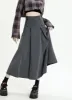 College Girl Pleated A-Line Midi Skirt sold by Streetwear Society