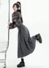 College Girl Pleated A-Line Midi Skirt sold by Streetwear Society