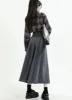 College Girl Pleated A-Line Midi Skirt sold by Streetwear Society