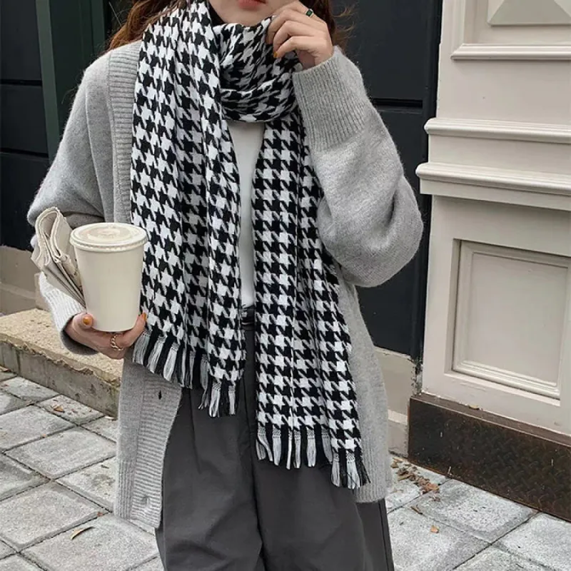 Good Manners Houndstooth Scarf sold by Streetwear Society