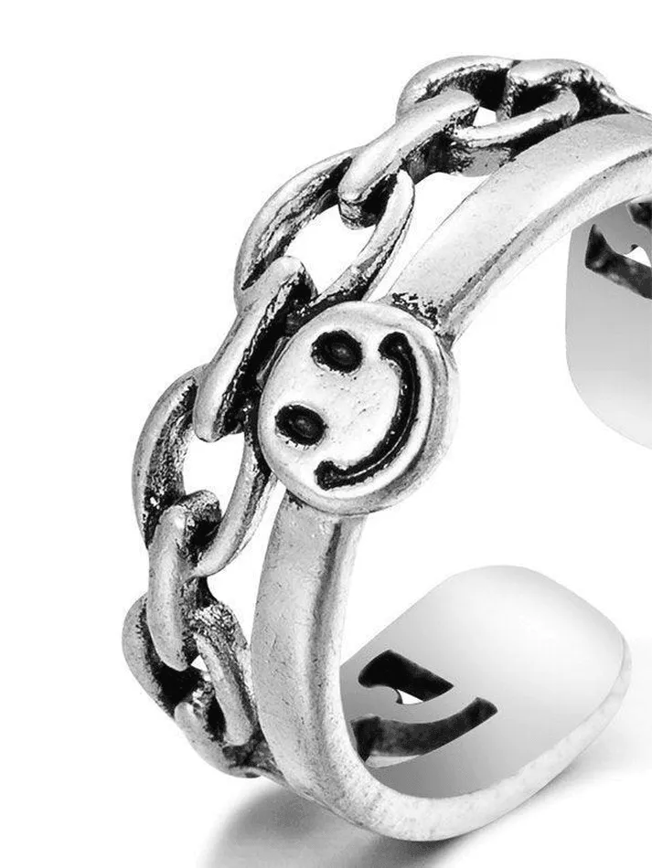 Smiling ring sold by Streetwear Society product image thumbnail 2