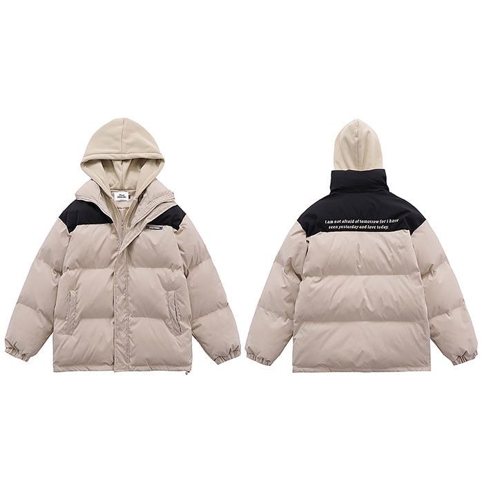 'Unoffcall' Hooded Puffer Jacket sold by Streetwear Society product image thumbnail 7
