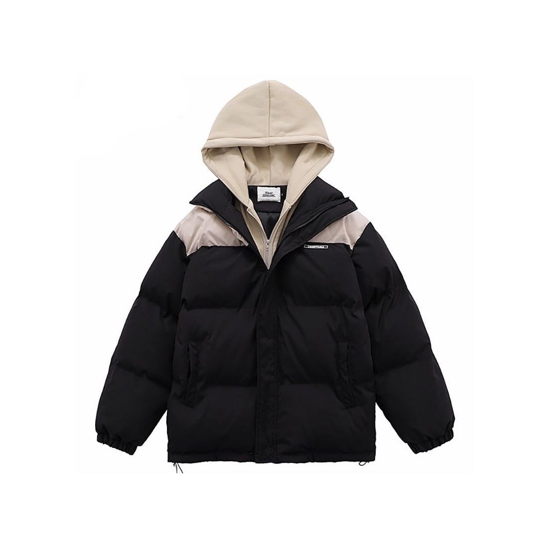 'Unoffcall' Hooded Puffer Jacket sold by Streetwear Society