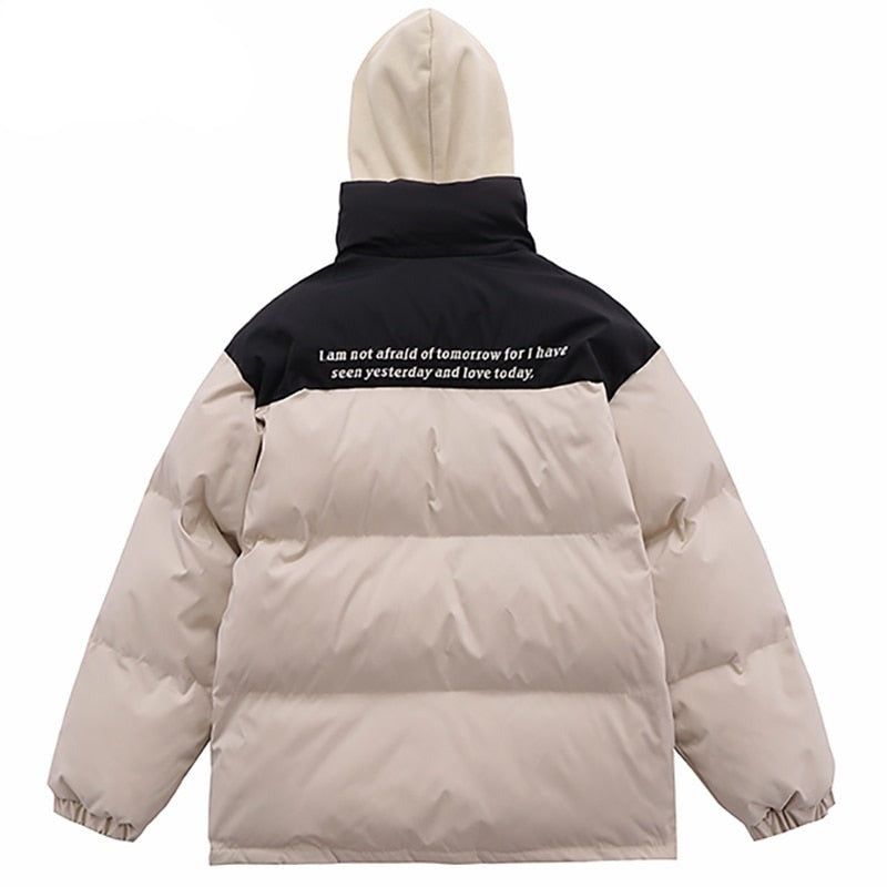 'Unoffcall' Hooded Puffer Jacket sold by Streetwear Society product image thumbnail 5