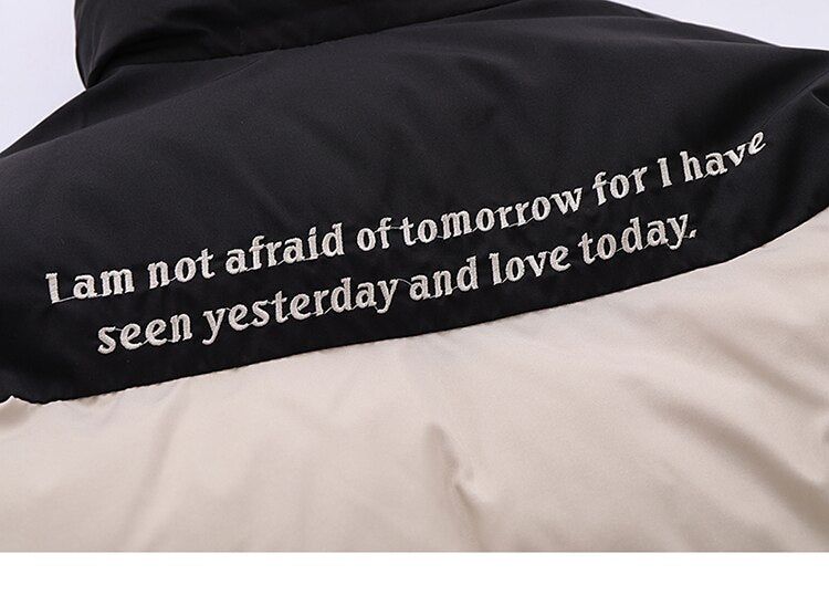 'Unoffcall' Hooded Puffer Jacket sold by Streetwear Society product image thumbnail 2