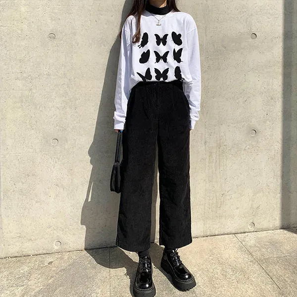 Butterfly Long Sleeve Tee sold by Streetwear Society product image thumbnail 3