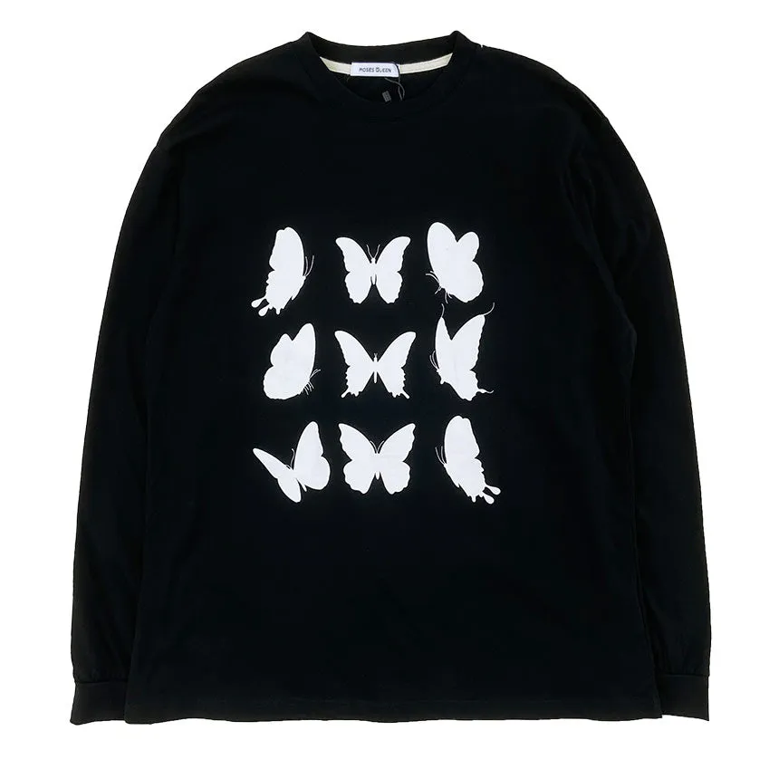 Butterfly Long Sleeve Tee sold by Streetwear Society