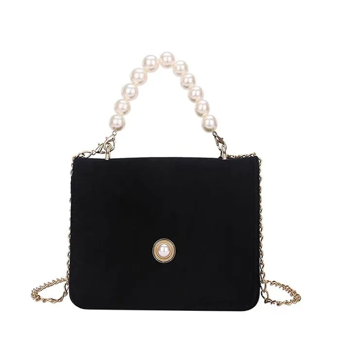 French Girl Pearl Chain Bag sold by Streetwear Society