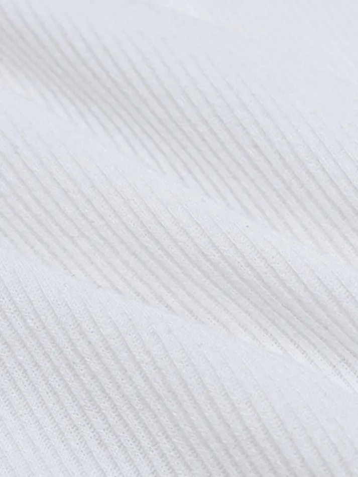 Lace Up Ribbed Cropped Tank Top sold by Streetwear Society product image thumbnail 5