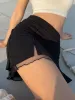 High Waist Mesh Detail Mini Skirt sold by Streetwear Society