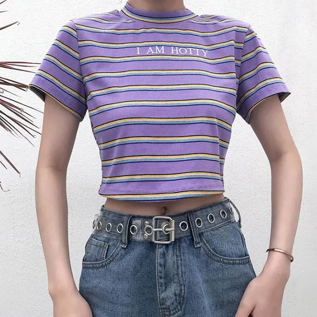 Hotty Crop Tee sold by Streetwear Society product image thumbnail 2