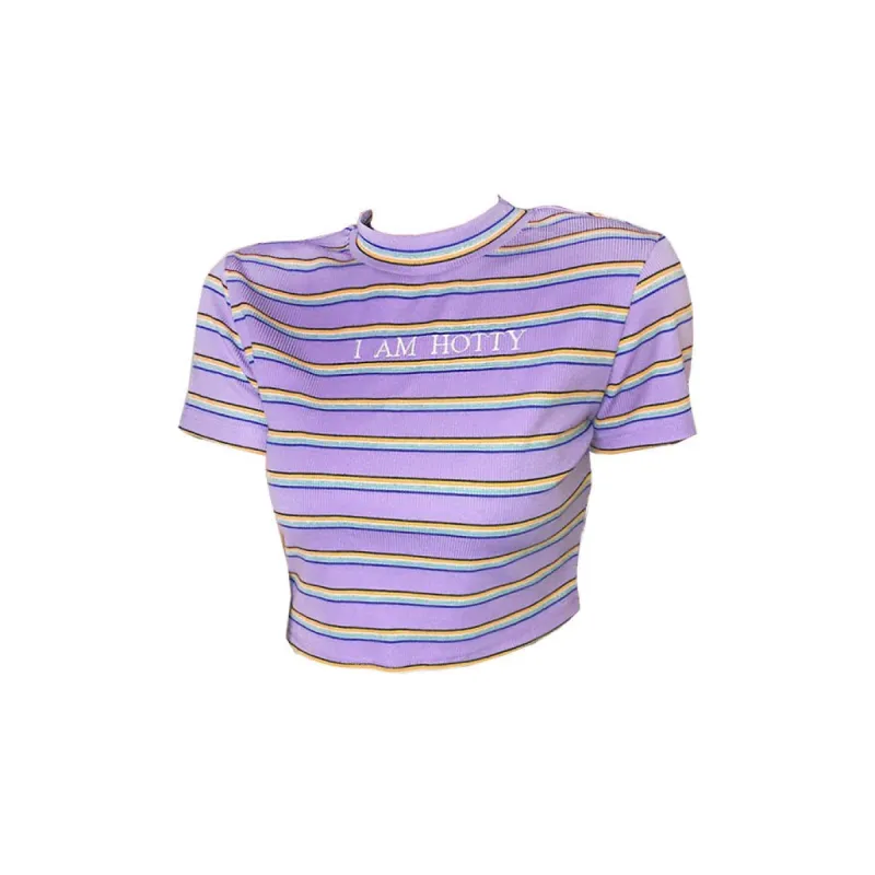 Hotty Crop Tee sold by Streetwear Society