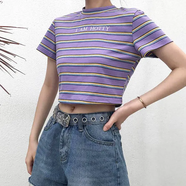 Hotty Crop Tee sold by Streetwear Society product image thumbnail 4