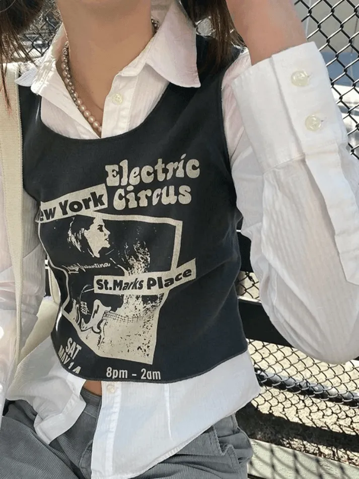 Vintage 90s Cropped Tank Top sold by Streetwear Society