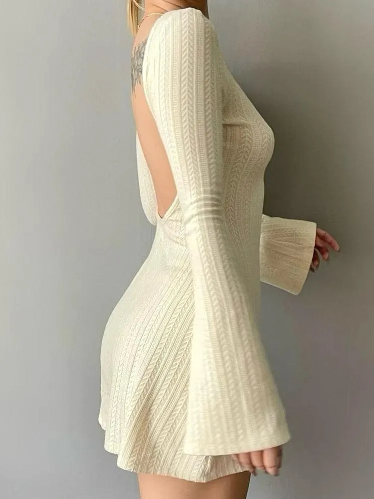 Backless Mini Dress sold by Streetwear Society product image thumbnail 3